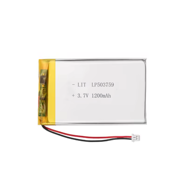 5mm to 5.9mm thick 3.7v 503759 lithium polymer battery